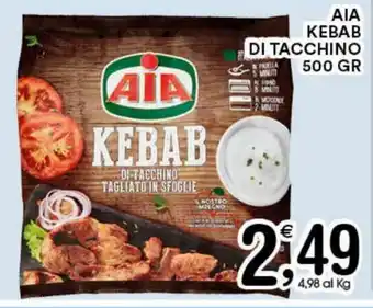 Gecop Aia Kebab di tacchino 500gr offerta