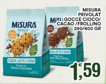 Misura Privolat Gocce Cioco/Cacao/Frollino 290/400gr