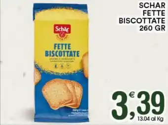 Schär Fette Biscottate 260gr