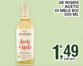 De Nigris Aceto di Mele Bio 500ml