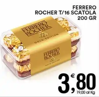 Ferrero Rocher T/16 Scatola 200gr
