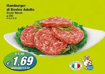 Prix Quality Hamburger di Bovino Adulto 200g offerta