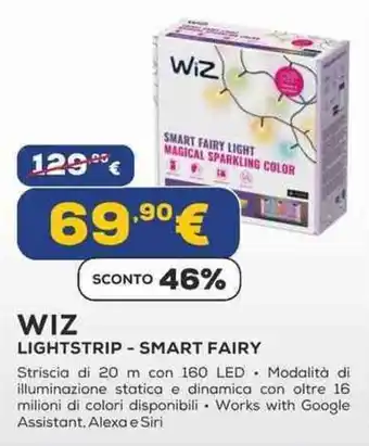 Euronics Wiz lightstrip - smart fairy offerta