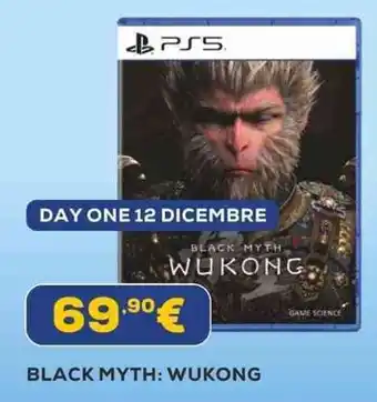 Euronics Black myth wukong offerta