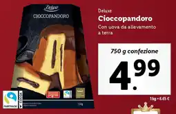 Lidl Deluxe Cioccopandoro offerta