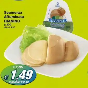 Prix Quality Dianino Scamorza Affumicata 300g offerta