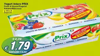 Prix Yogurt Intero 125g x 8