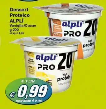 Alplí Dessert Proteico 200g