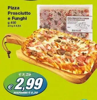 Prix Quality Pizza Prosciutto E Funghi 450g offerta