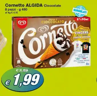 Prix Quality Algida Cornetto 8 pezzi 480g offerta
