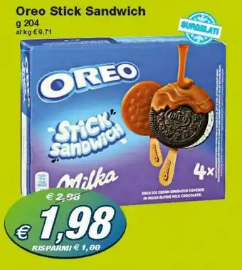 Oreo Stick Sandwich 204g
