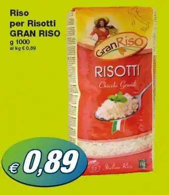 Gran Riso Riso per Risotti 1000g