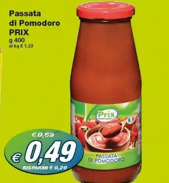 Prix Quality Prix Passata di Pomodoro 400g offerta
