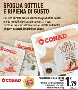 Conad City Pasta fresca sfoglia sottile CONAD offerta
