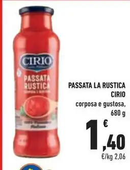 Conad City Passata la rustica CIRIO offerta