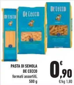 Conad City Pasta di semola DE CECCO offerta