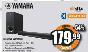 Unieuro Soundbar aats2070bl offerta