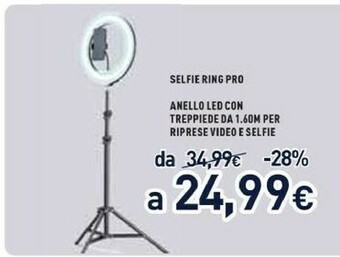 Unieuro Selfie ring pro offerta