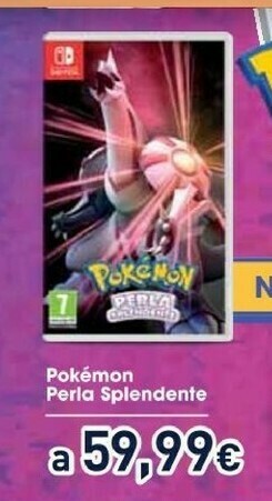 Unieuro Pokémon perla splendente offerta