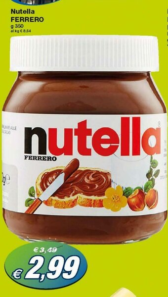Prix Quality Ferrero Nutella 350g offerta