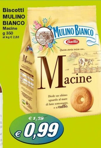 Prix Quality Mulino Bianco Biscotti 350g offerta