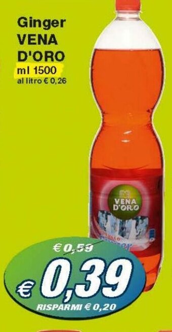 Prix Quality Vena D'Oro Ginger 1500ml offerta