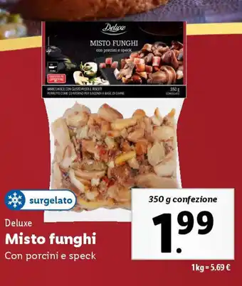 Lidl Deluxe Misto funghi offerta