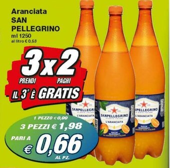Prix Quality San Pellegrino Aranciata 1250ml offerta