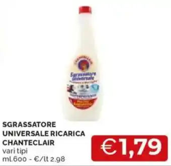 Mercatò Sgrassatore universale ricarica CHANTECLAIR offerta