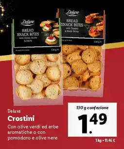 Lidl Deluxe Crostini offerta