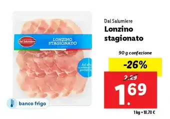 Lidl Dal Salumiere Lonzino stagionato offerta