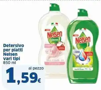 Sigma Detersivo per piatti nelsen vari tipi offerta