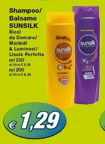 Prix Quality Sunsilk Shampoo/Balsamo 250ml/ 200ml offerta