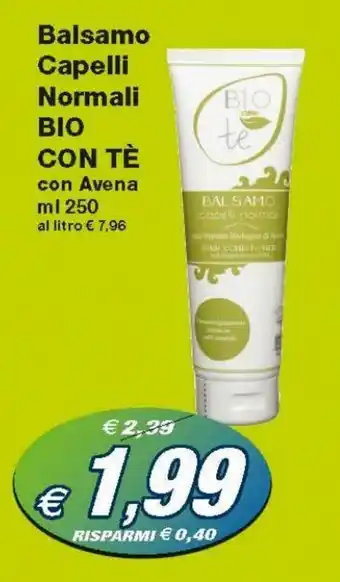 Prix Quality Bio Con Tè Balsamo Capelli Normali 250ml offerta