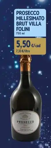 Sapore di Mare Prosecco millesimato brut villa folini offerta