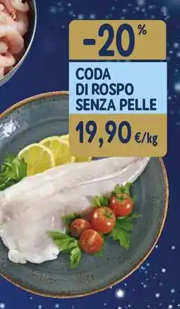 Sapore di Mare Coda di rospo senza pelle offerta