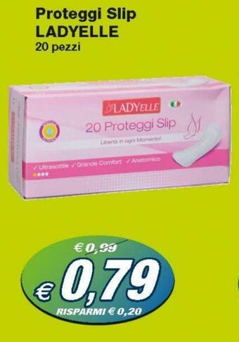 Prix Quality Ladyelle Proteggi Slip 20 pezzi offerta