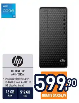 Unieuro HP DESKTOP m01-f2087nl offerta