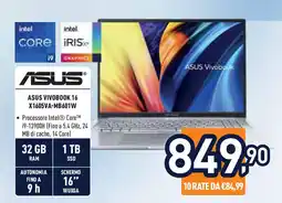 Unieuro ASUS VIVOBOOK 16 X1605VA-MB601W offerta