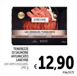 Spazio Conad Tenerezze di salmone affumicato LABEYRIE offerta