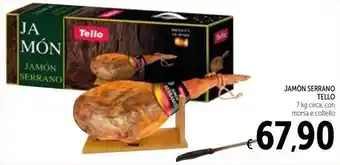 Spazio Conad Jamón serrano TELLO offerta