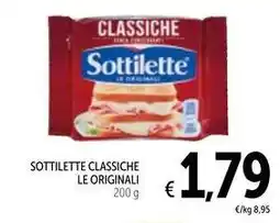 Spazio Conad Sottilette classiche le originali offerta