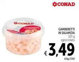 Spazio Conad Gamberetti in salamoia CONAD offerta