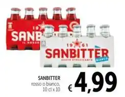 Spazio Conad SANBITTER rosso o bianco offerta