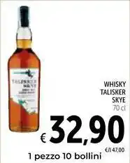 Spazio Conad Whisky TALISKER SKYE offerta