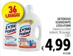 Spazio Conad Detersivo igienizante LYSO+FORM offerta