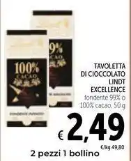 Spazio Conad Tavoletta di cioccolato LINDT offerta