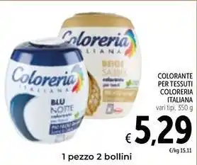 Spazio Conad Colorante per tessuti coloreria italiana Coloreria offerta