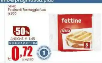 Elite Fettine di formaggio fuso 200 g(ml) offerta