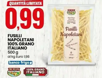 Eurospin Fusilli napoletani 100% grano italiano offerta